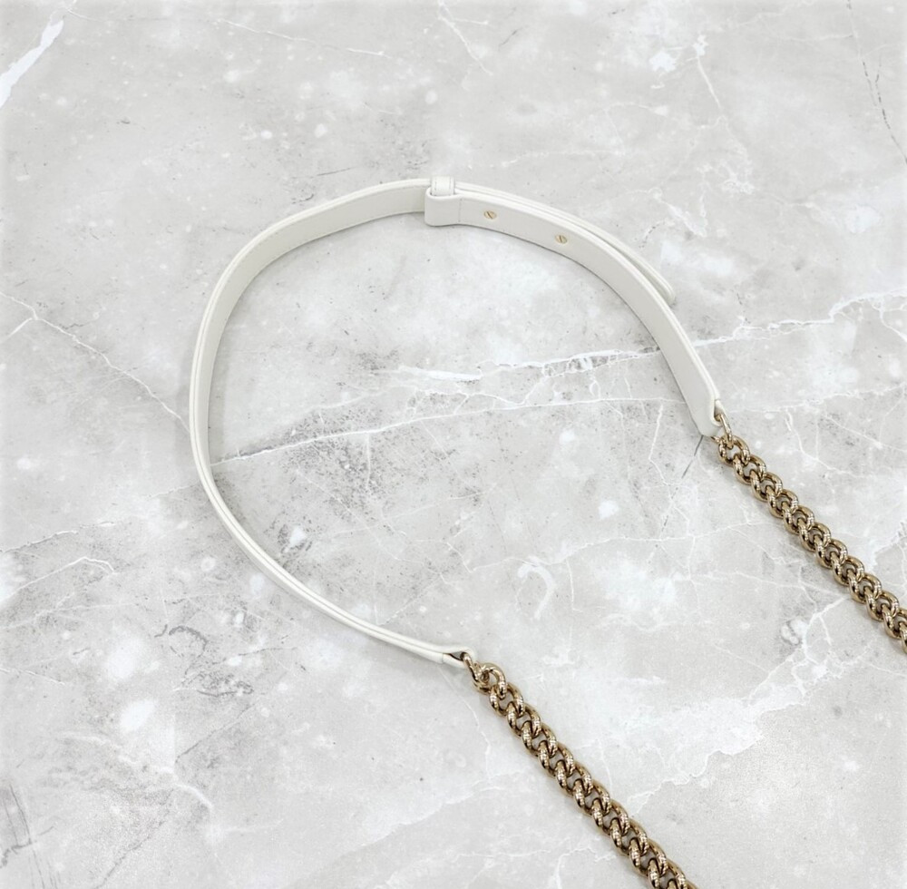 [럭스유] 샤넬 화이트 보이 샤넬 플랩백 금장 27번대 AS0130