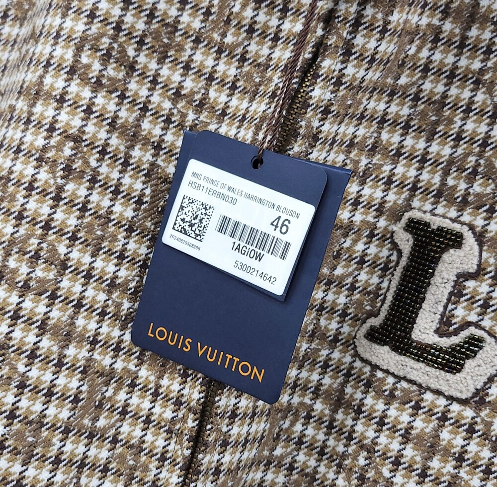 [럭스유] (새상품) 46 / 루이비통 모노그램 울 해링턴 블루종 자켓 1AGIOW