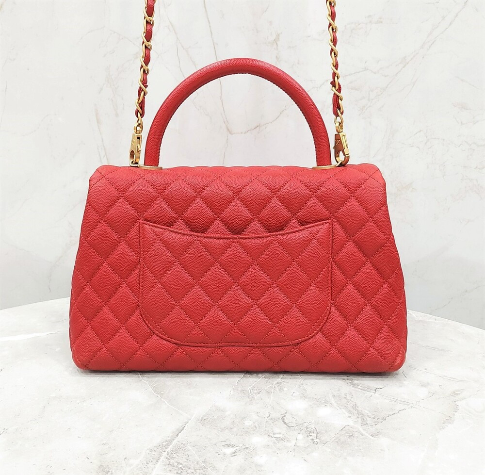 [럭스유] 샤넬 코코핸들 플랩백 미듐 25번대 A92991