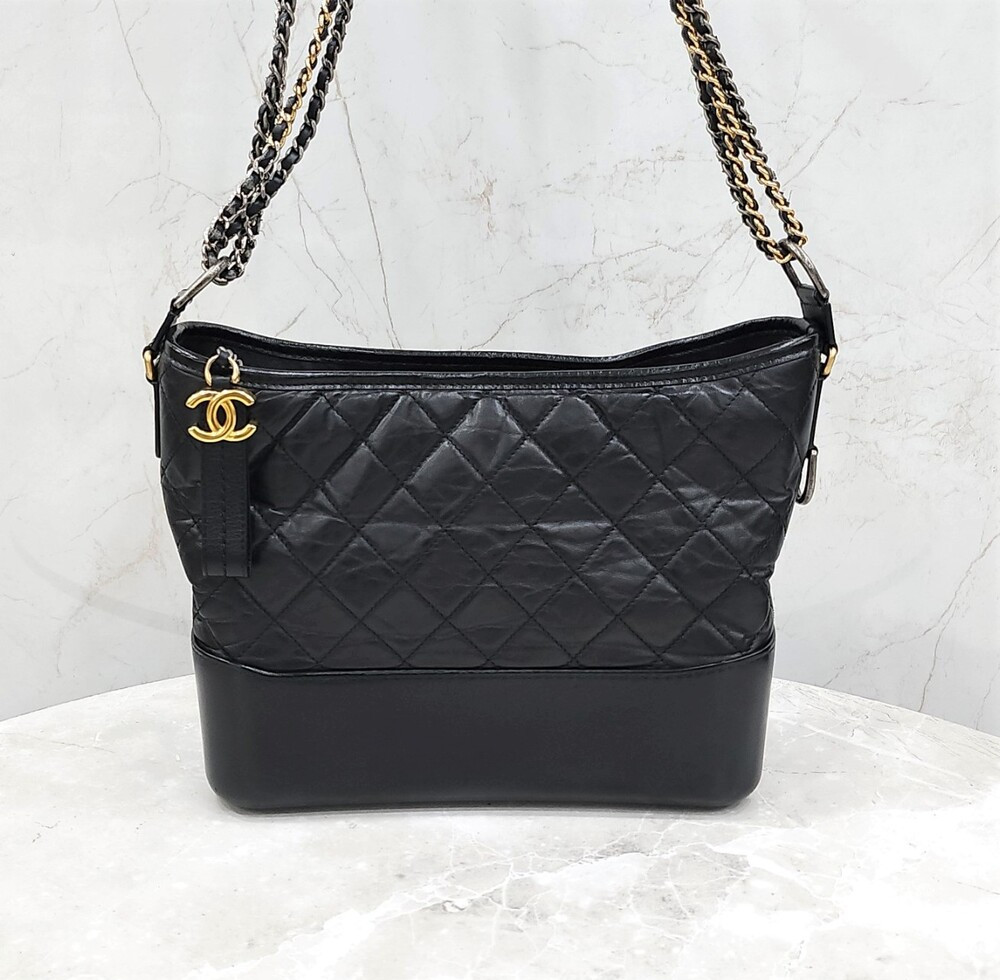 [럭스유] 샤넬 블랙 가브리엘 호보백 미듐 26번대