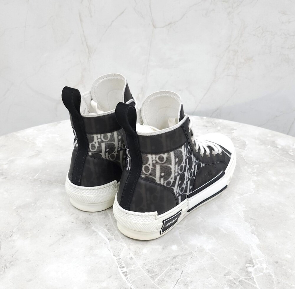 [럭스유] 38.5 / 디올 B23 오블리크 하이탑 스니커즈