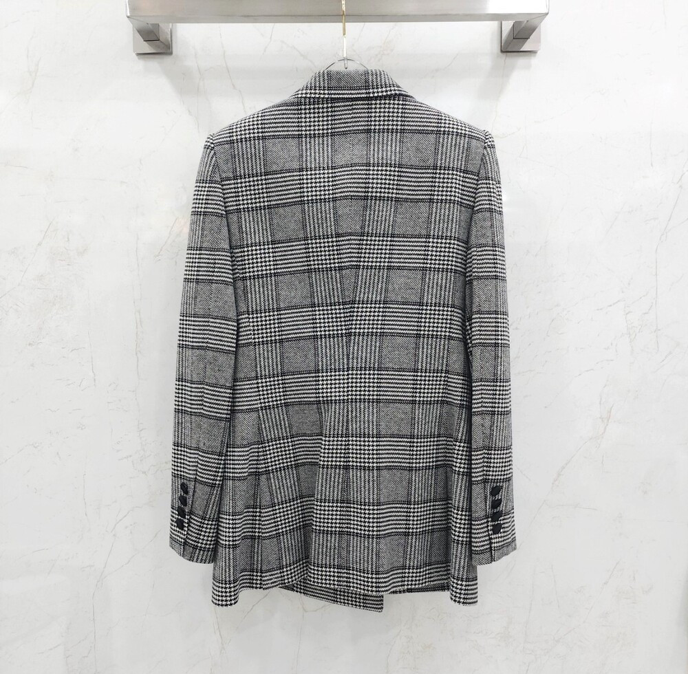 [럭스유] 40,38 / 돌체앤가바나 하운드투스 프린스 블레이저 울 자켓 팬츠 세트