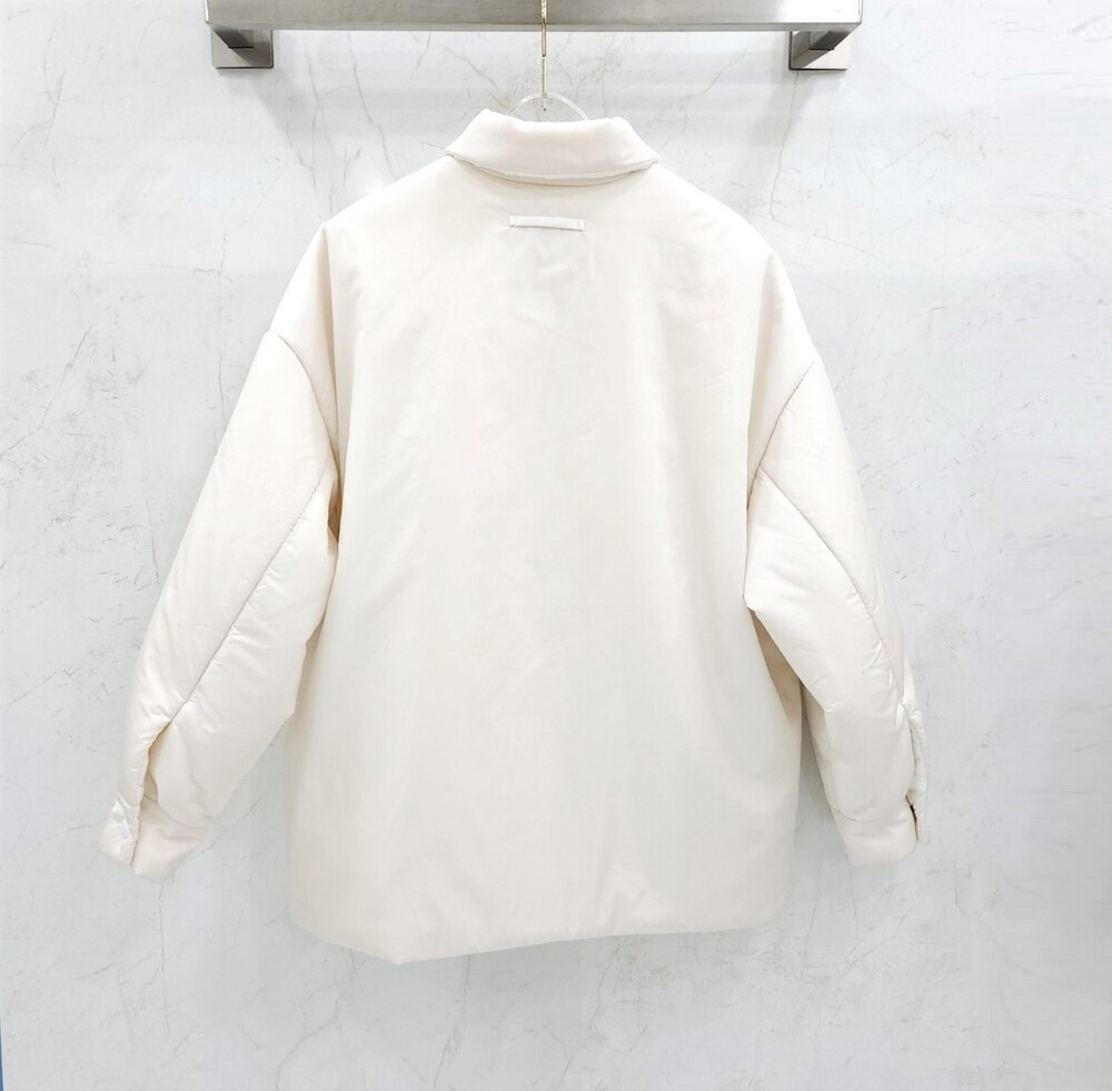 [럭스유] 36 / 프라다 여성 리나일론 삼각로고 셔츠 패딩 자켓 291968