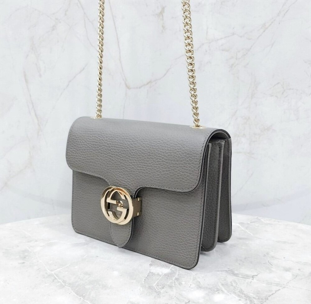 [럭스유] 구찌 인터로킹 GG 스몰 체인 크로스백 510304