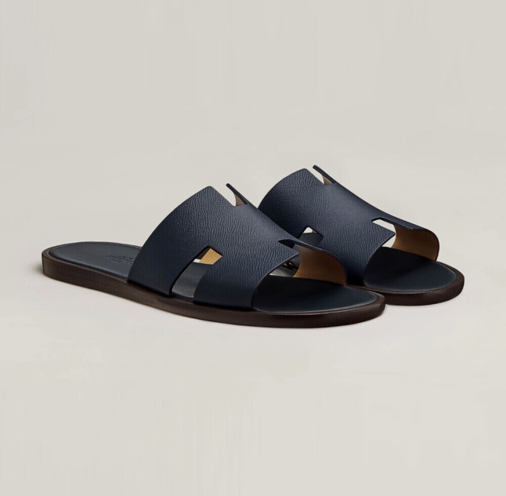 [럭스유] 44 / 에르메스 네이비 이즈미르 샌들 슬리퍼