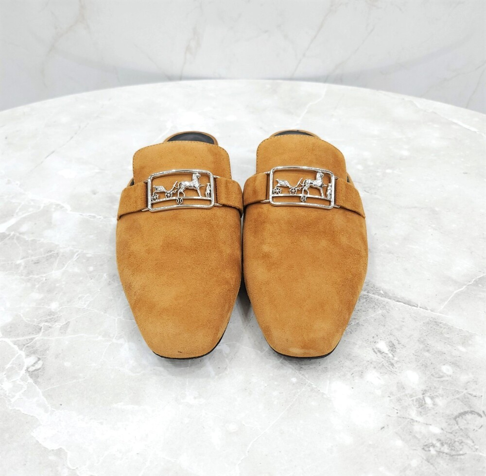 [럭스유] 35.5 / 에르메스 뱅센느 스웨이드 뮬