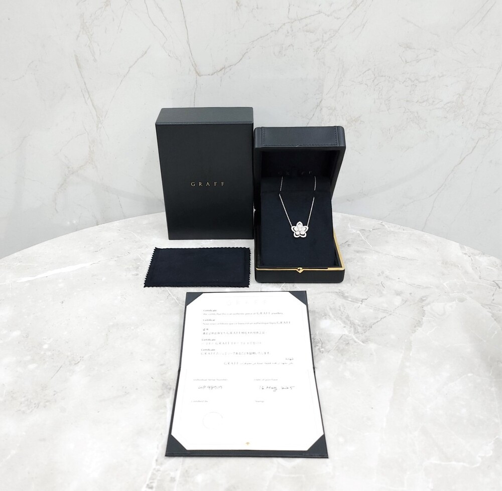 [럭스유] (새상품) 그라프 와일드 플라워 다이아몬드 펜던트 목걸이 RGP775