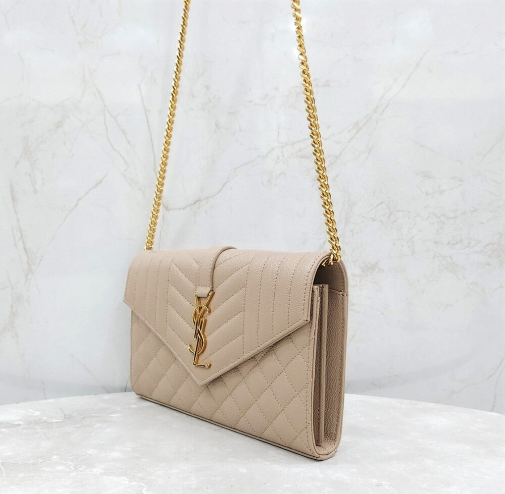 [럭스유] 생로랑 모노그램 WOC 마틀라세 여성 체인 숄더백 620280