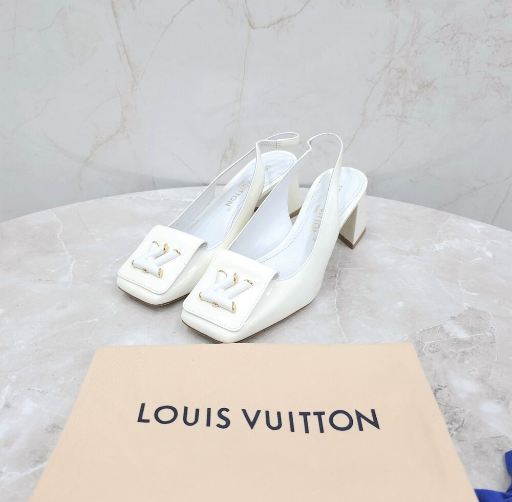 [럭스유] 38 / 루이비통 LV 셰이크 슬링백 펌프스