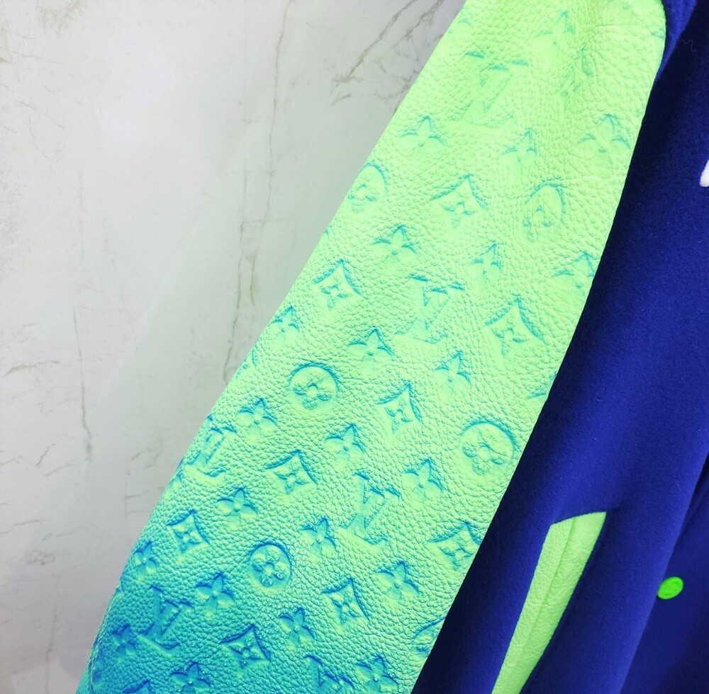 [럭스유] 50 / 루이비통 믹스 그라디언트 레더 바시티 자켓