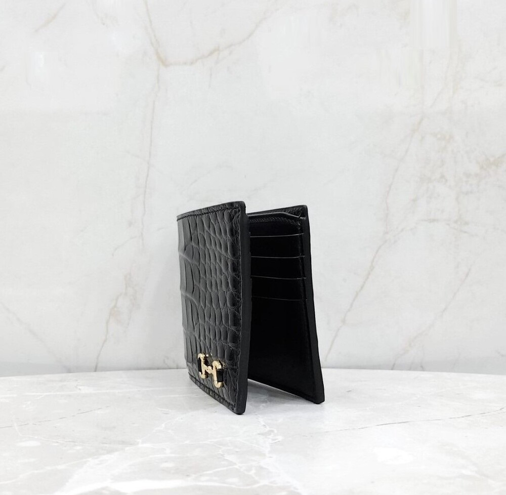 [럭스유] (새상품) 구찌 GG 한정판 크로커다일 홀스빗 반지갑 700462