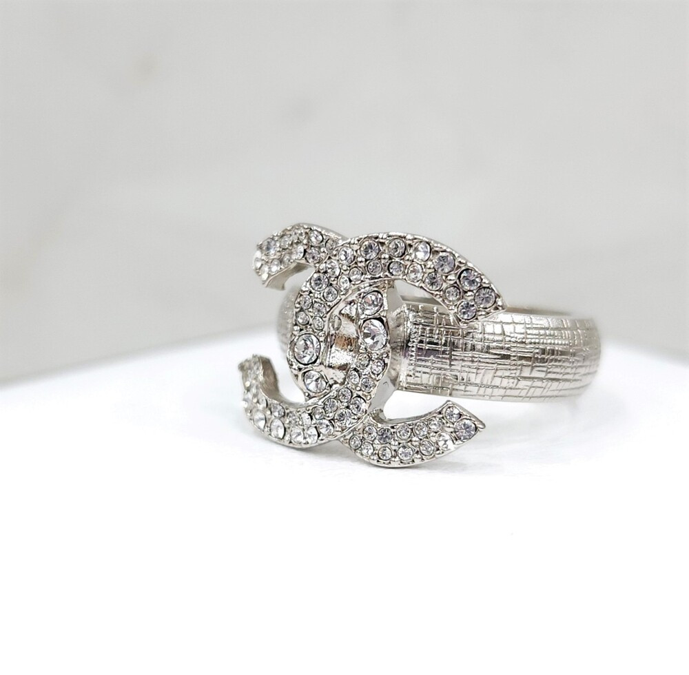 [럭스유] 샤넬 CC로고 크리스탈 반지 국내11호