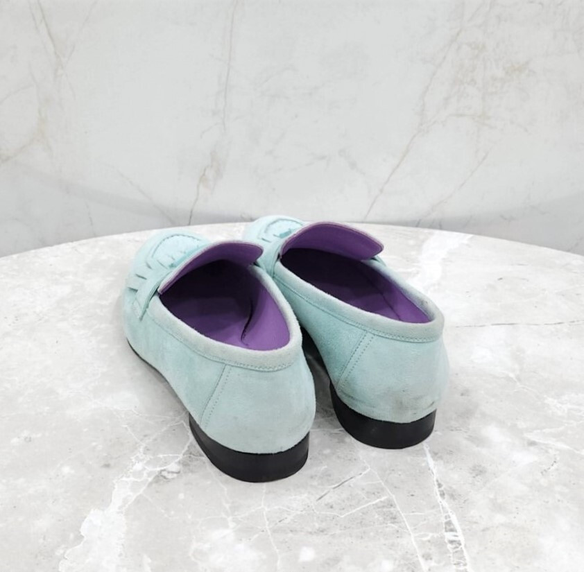 [럭스유] 36.5 / 에르메스 로얄 로퍼 스웨이드 민트