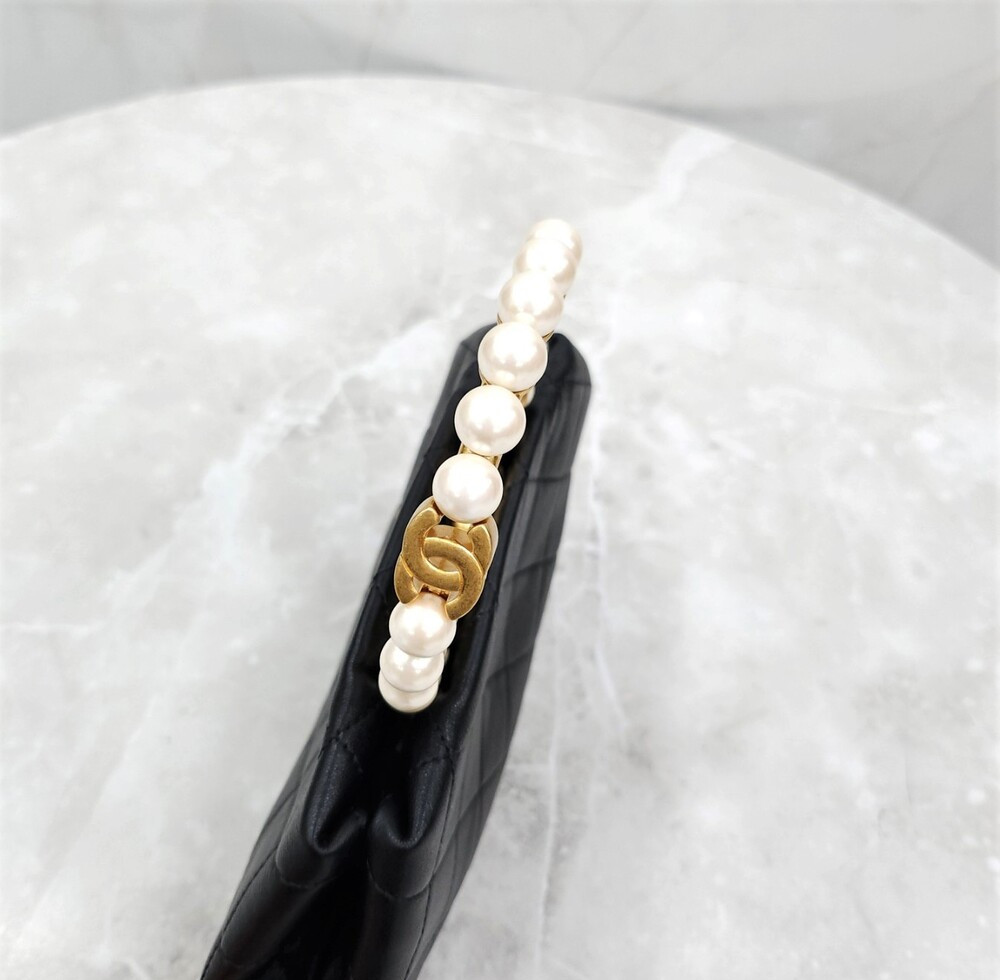 [럭스유] (새상품) 샤넬 판타지 진주 핸들 파우치 토트백 AS2609