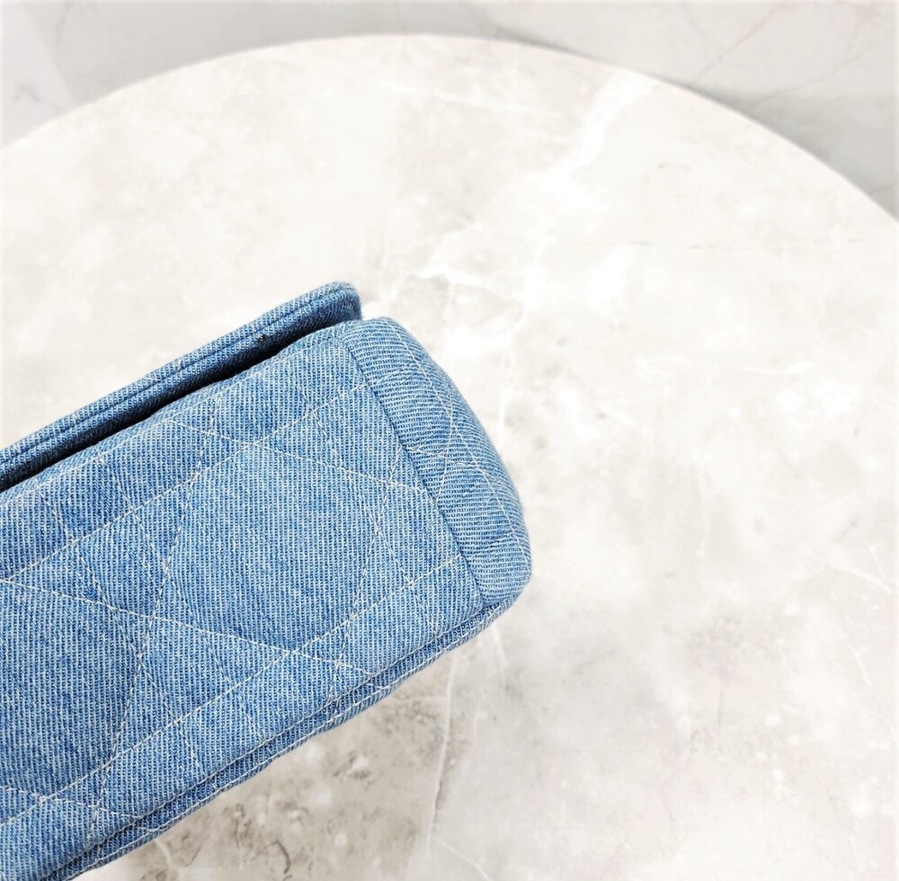 [럭스유] 디올 데님 카로 미디엄 체인 숄더백 M9242UJBI