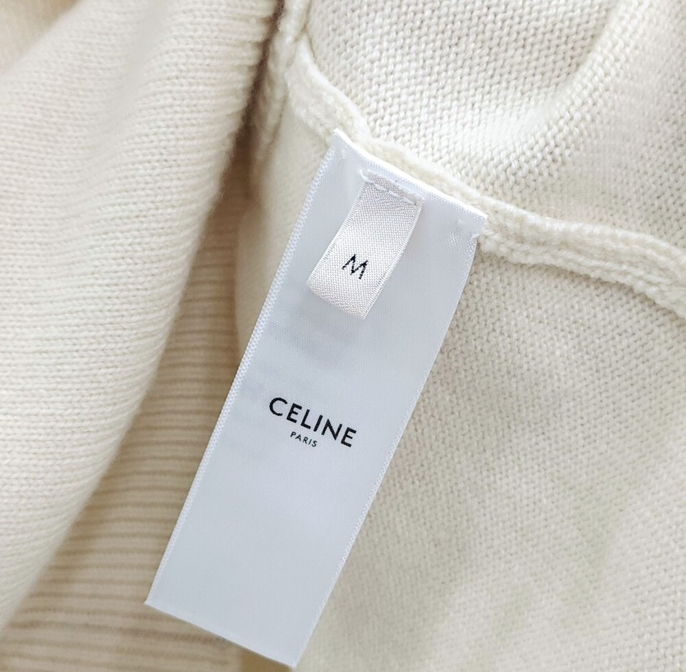 [럭스유] M / 셀린느 슬리브리스 탑 헤리티지 캐시미어 2ADKU317V