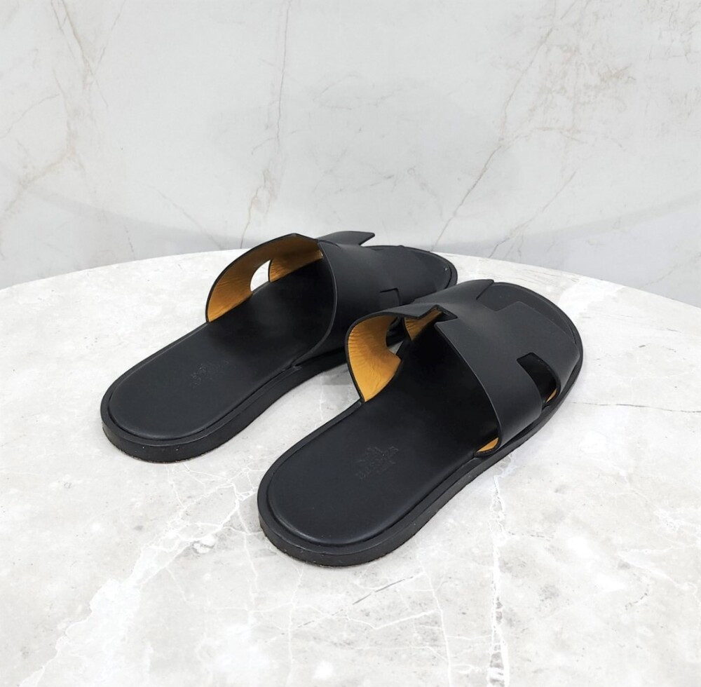 [럭스유] 40 / 에르메스 블랙 이즈미르 샌들 슬리퍼