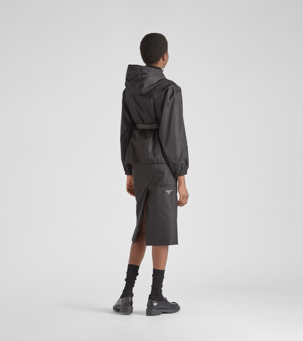 [럭스유] 40 / 프라다 파우치 리나일론 후드 블루종 자켓 291964