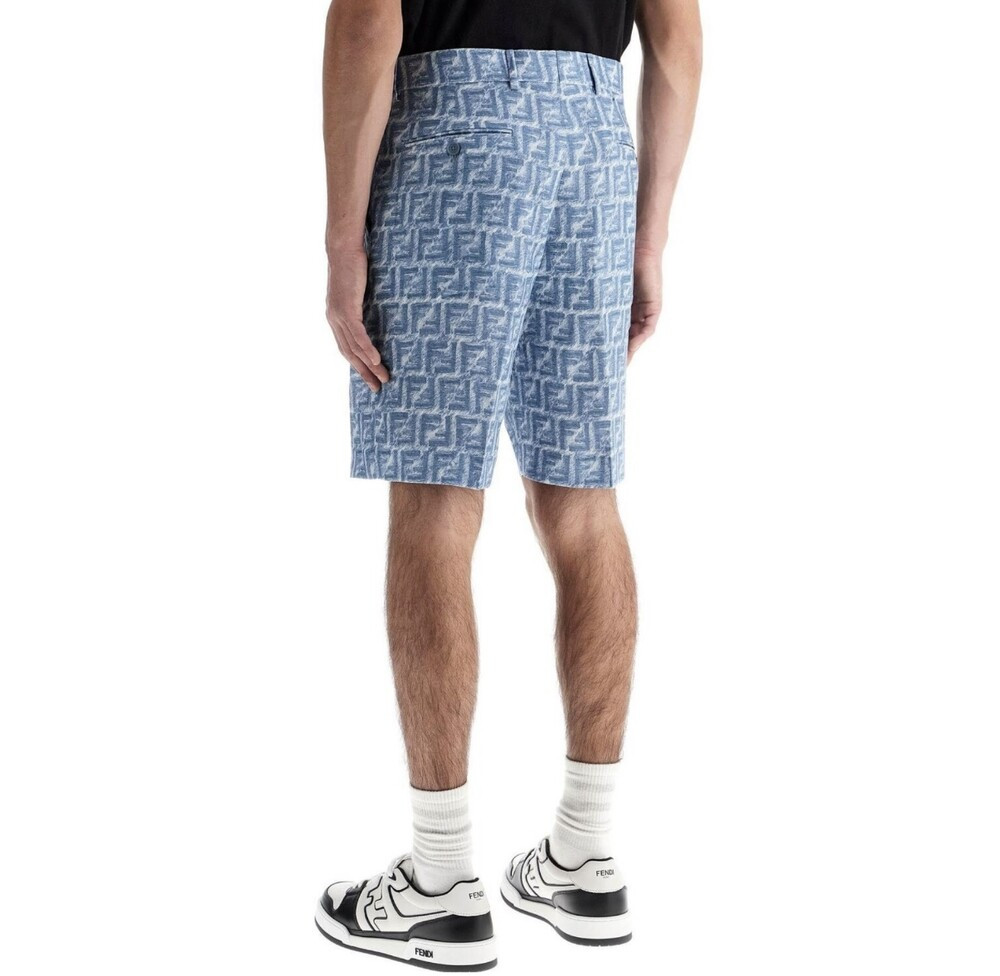 [럭스유] 50 / 펜디 FF 버뮤다 린넨 쇼츠 FB0821