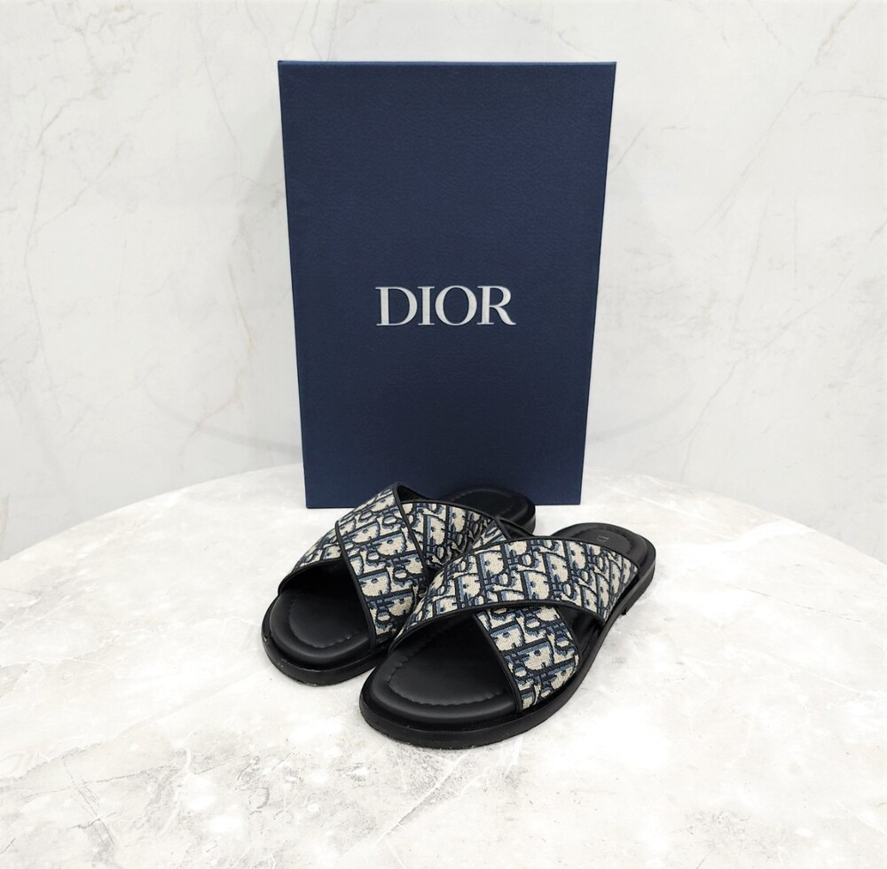 [럭스유] 44 / 디올 알리아스 오블리크 자카드 샌들 3SA126ZSA