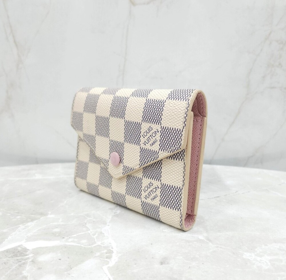[럭스유] 루이비통 다미에 캔버스 빅토린 월릿 반지갑