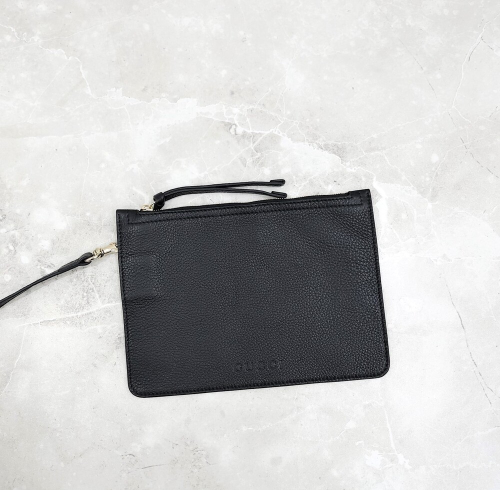 [럭스유] (새상품) 구찌 B 미디움 숄더백 블랙 레더 820169