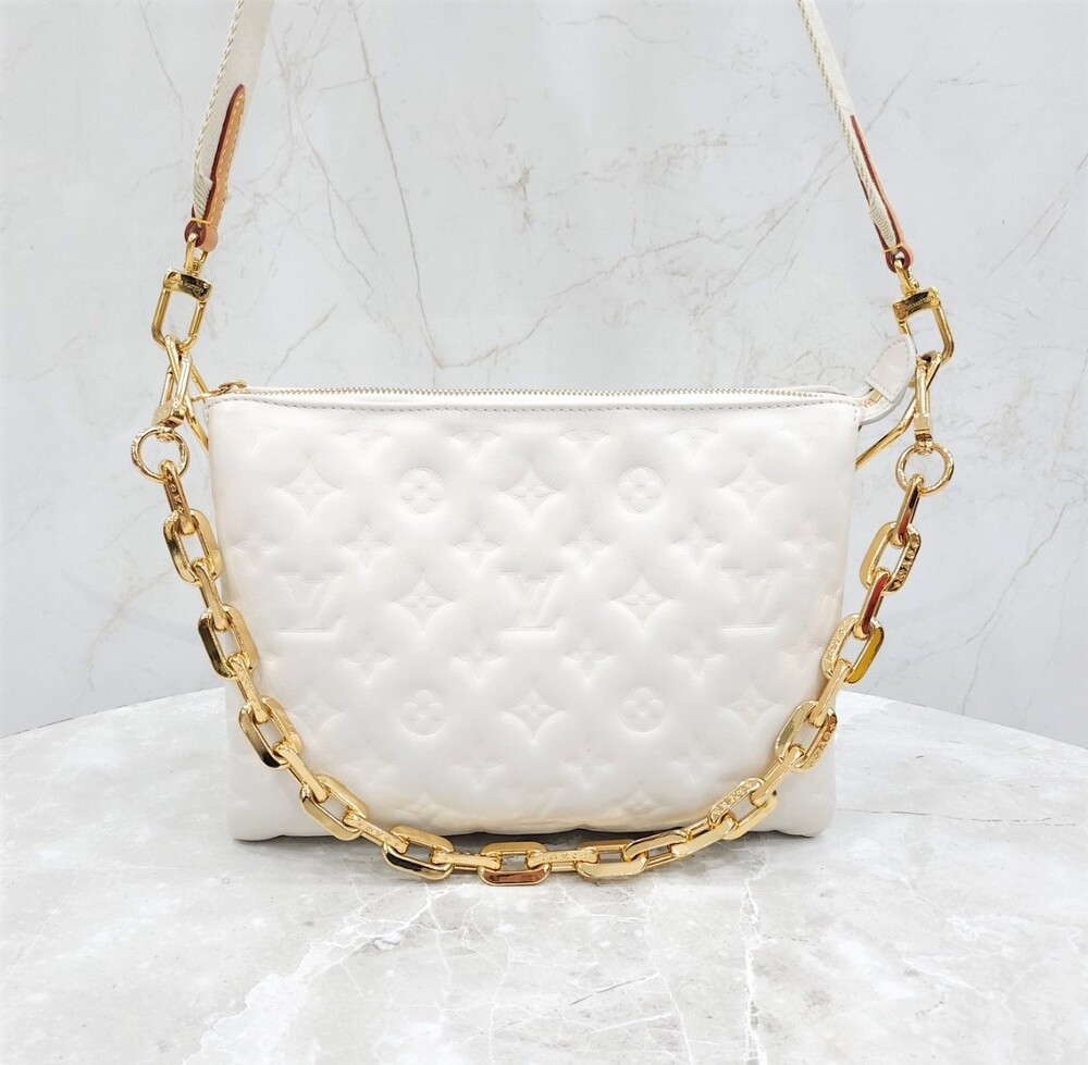 [럭스유] 루이비통 화이트 모노그램 쿠상 체인백 PM