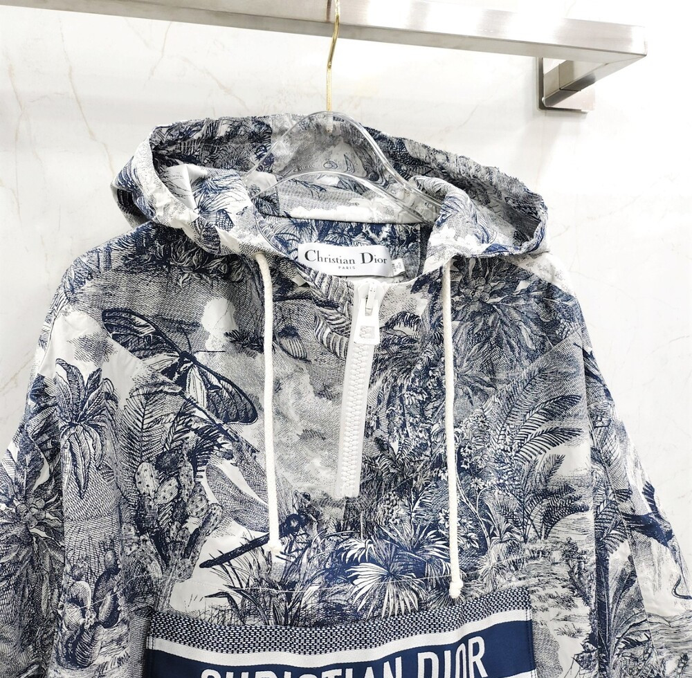 [럭스유] S / 디올 트왈드주이 후드 아노락 자켓 047C10A2202