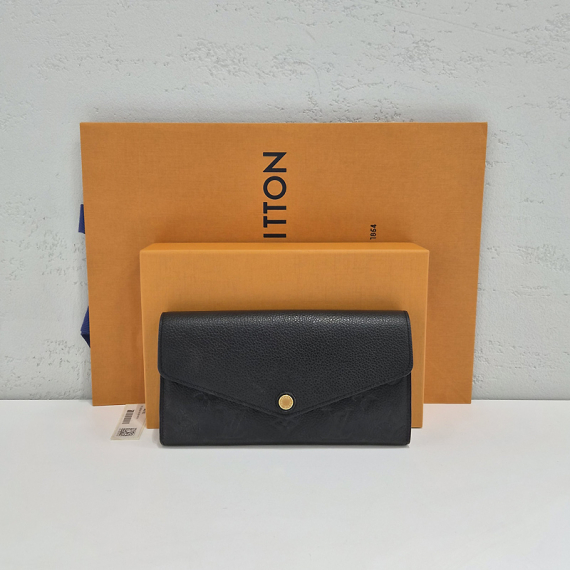 루이비통 모노그램 앙프렝뜨 블랙 사라월릿 장지갑 M61182