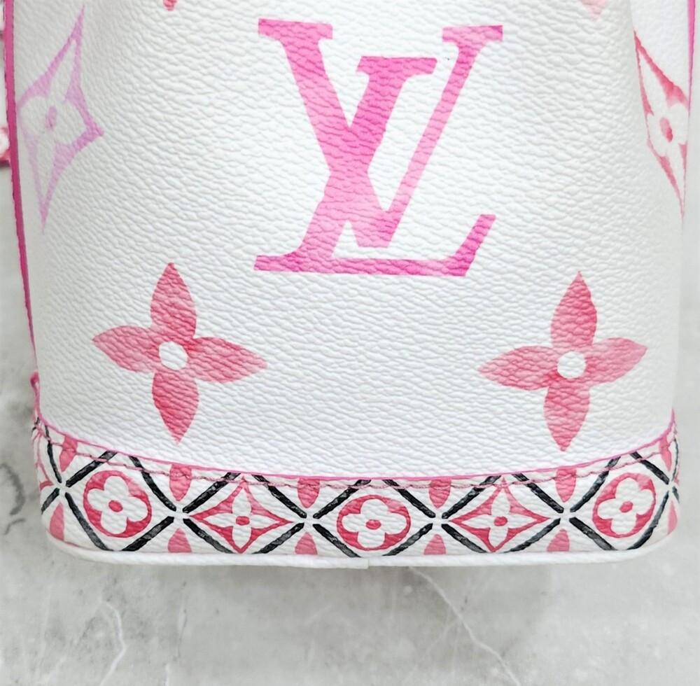[럭스유] 루이비통 모노그램 나노 노에 버킷백 핑크 M82386