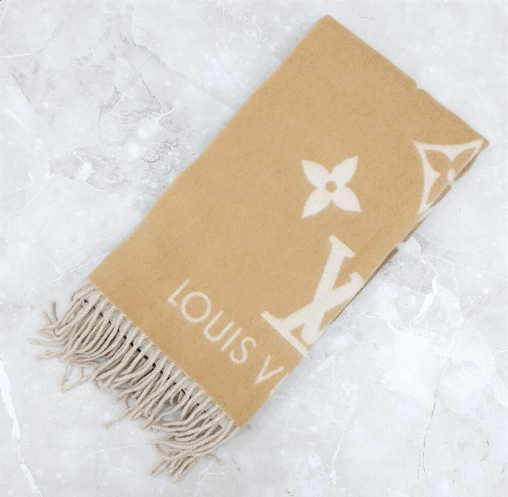 [럭스유] 루이비통 레이캬비크 모노그램 캐시미어 머플러 A73675