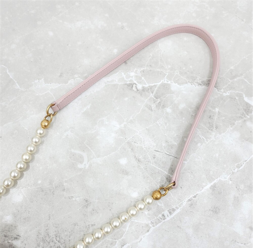 [럭스유] 샤넬 CC로고 펄 사이드 진주 크로스백 AS2503