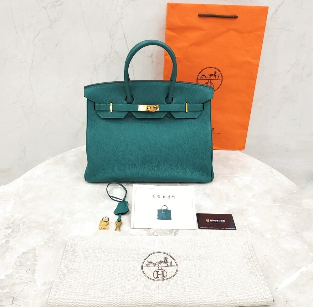 [럭스유] 에르메스 벌킨 토고 금장 35 Q각인