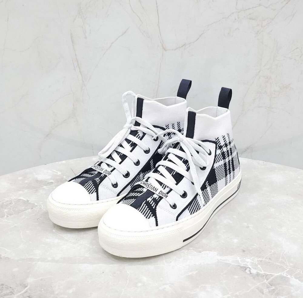 [럭스유] 36 / 디올 워크앤디올 체크 테크니컬 스니커즈