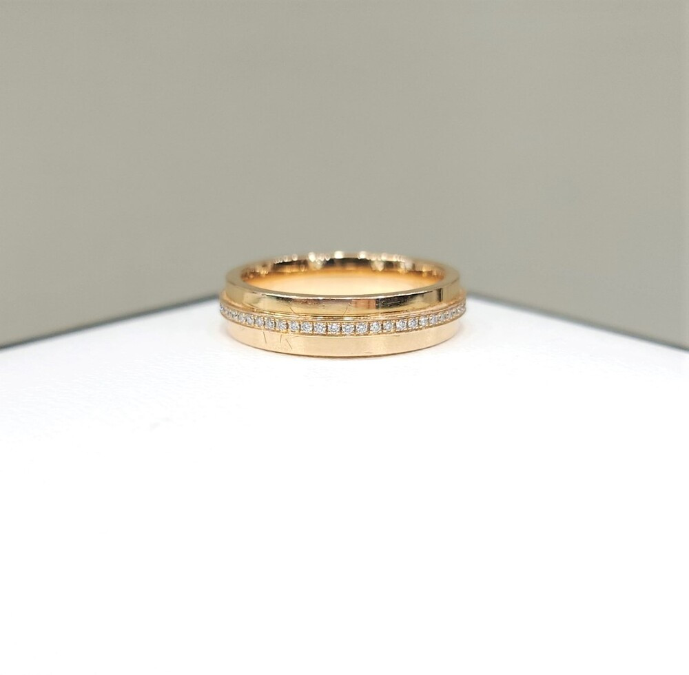 [럭스유] 티파니앤코 네로우 다이아몬드 링 18K 옐로우골드 국내11호