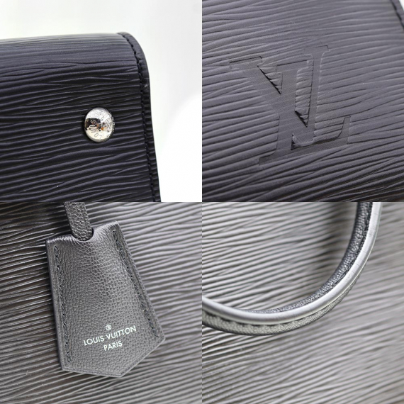 Louis Vuitton(루이비통) M51238 블랙 에삐 레더 바누 MM 탑핸들 2WAY