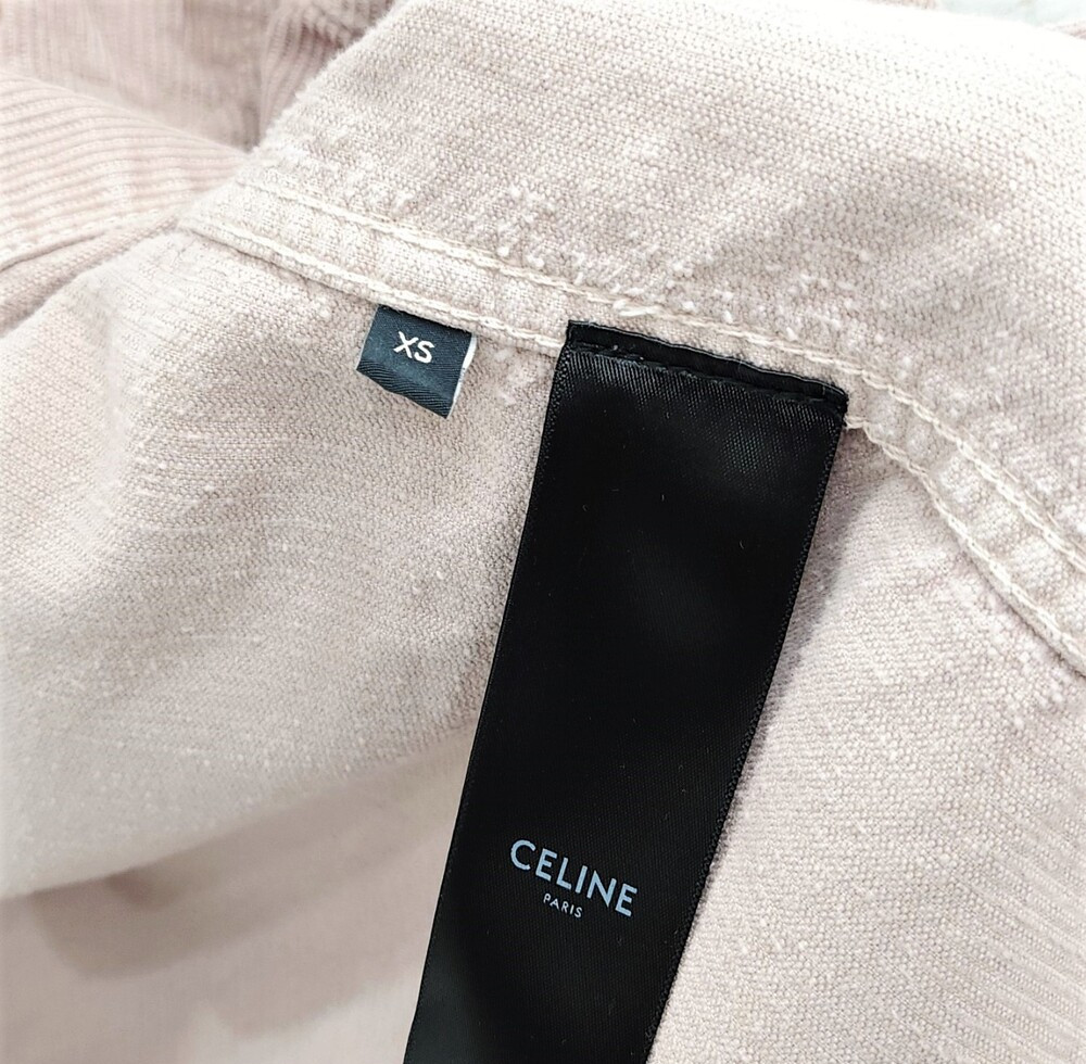 [럭스유] (새상품)  XS / 셀린느 코듀로이 카 코트 자켓 RV0U9921V