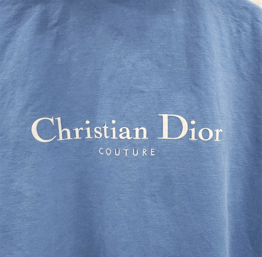 [럭스유] 50 / 디올 꾸뛰르 자수 로고 데님 후드 자켓 583D487A3015