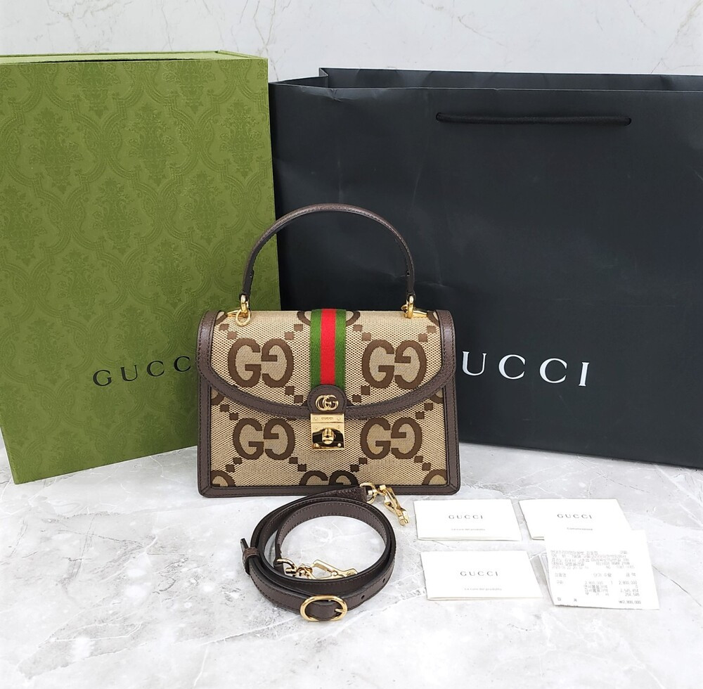 [럭스유] 구찌 오피디아 웹 스몰 탑핸들 백 651055