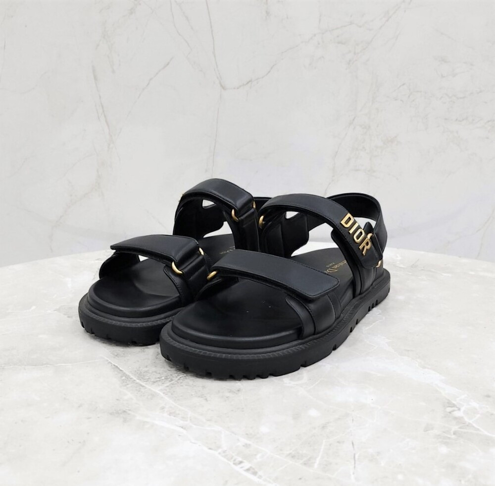 [럭스유] 38 / 디올 액트 벨크로 스트랩 샌들 KCQ547LAB