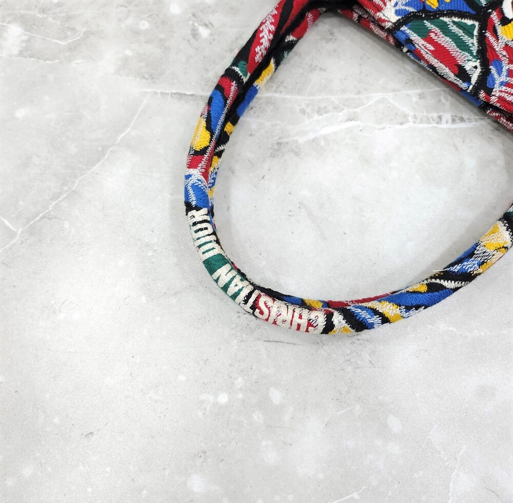 [럭스유] 디올 버터플라이 멀티컬러 캔버스 북토트 백 라지 M1286ZTZF