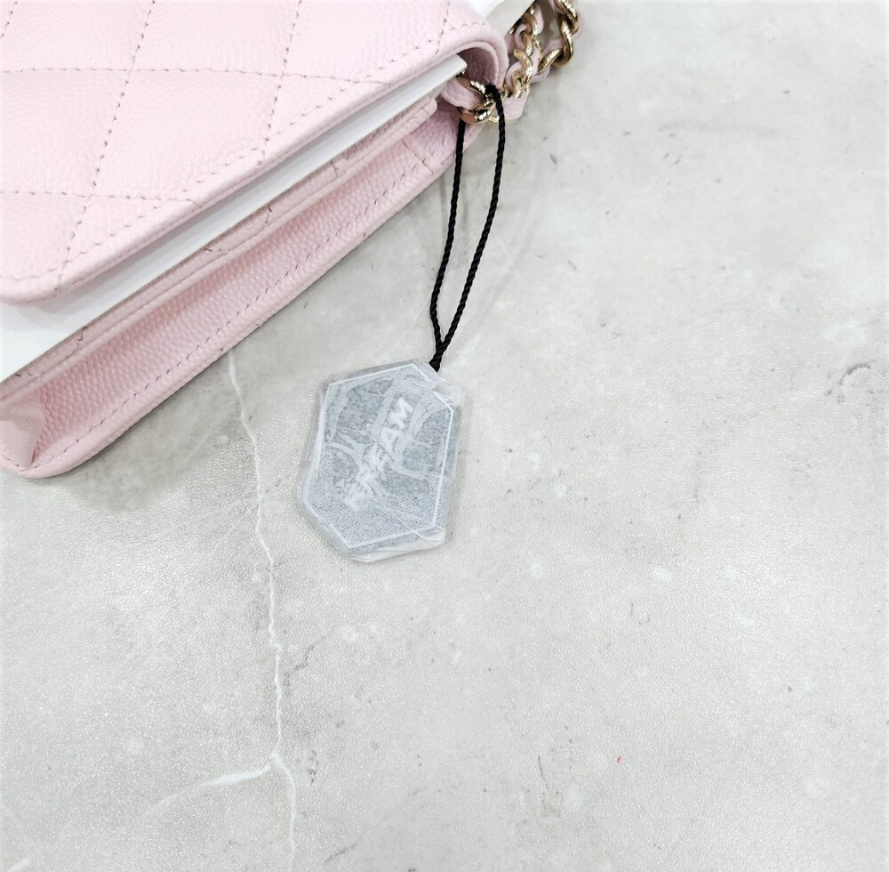 [럭스유] (새상품) 샤넬 핑크 캐비어 WOC 체인 크로스백 신형내장칩 AP0250