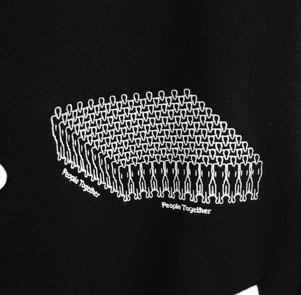 [럭스유] 54 / 루이비통 LV 클락 자수 프렌즈 레더 바시티 자켓