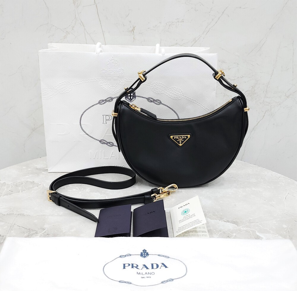 [럭스유] 프라다 아르케 스몰 가죽 숄더백 1BC194