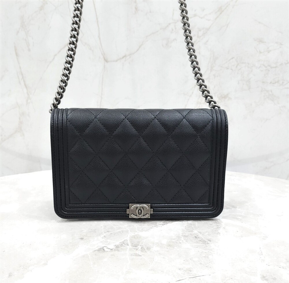 [럭스유] 샤넬 WOC 캐비어 보이백 은장 신형내장칩 AP1117