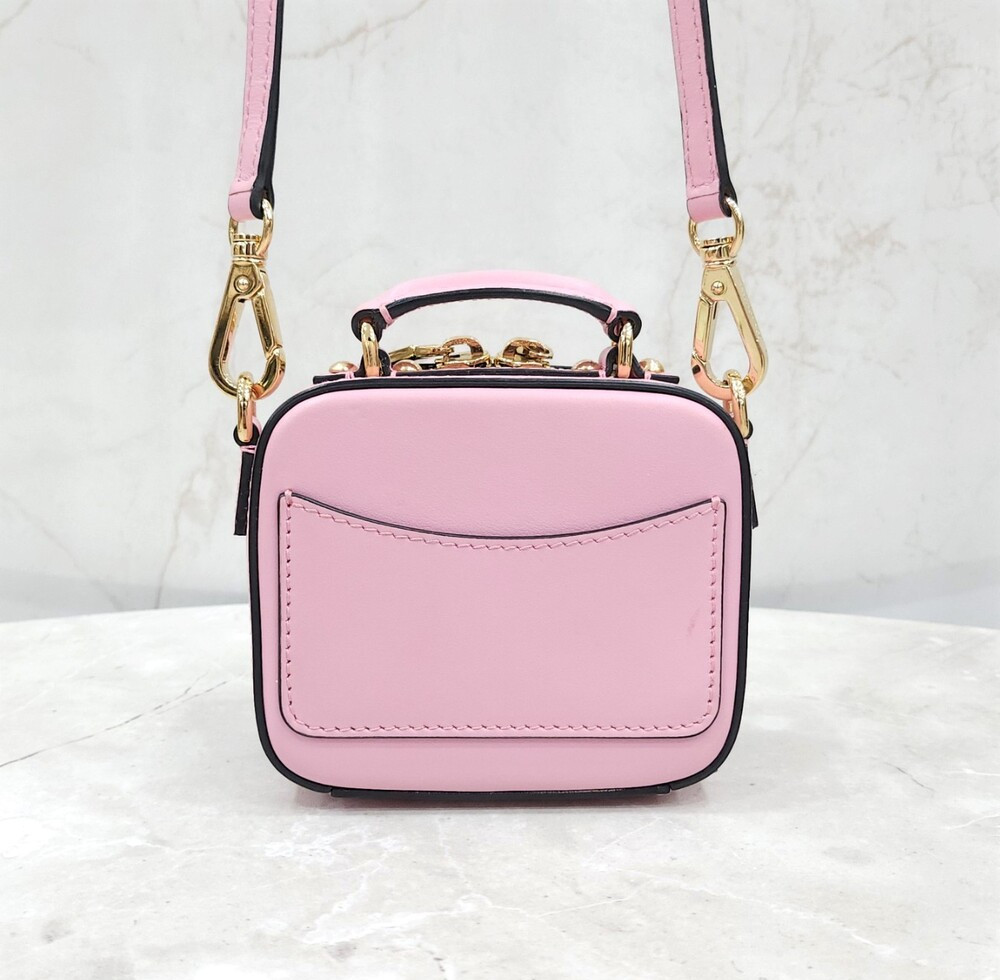 [럭스유] 돌체앤가바나 DG 로고 카프스킨 마이크로백 핑크