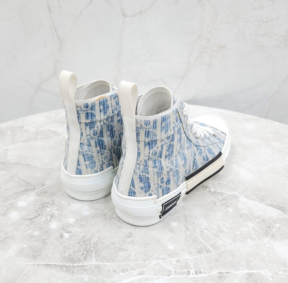 [럭스유] 38 / 디올 데님 오블리크 B23 하이탑 스니커즈
