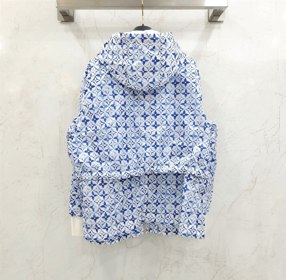 [럭스유] (새상품) 40 / 루이비통 모노그램 플라워 타이 트윌 자켓 1ABQ58