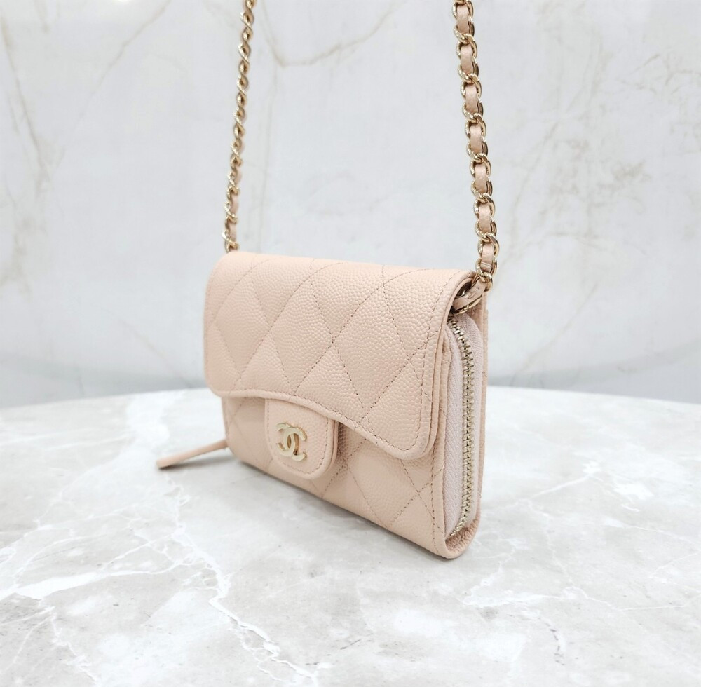 [럭스유] 샤넬 클래식 캐비어 카드지갑 미니백 31번대