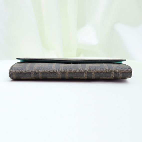 Fendi(펜디) 8M0340 민트 컬러 PVC FF로고 쥬카 엔벨로프 장지갑 